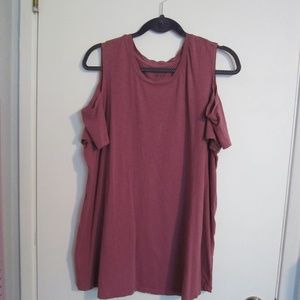 Style & Co Cold Shoulder Top